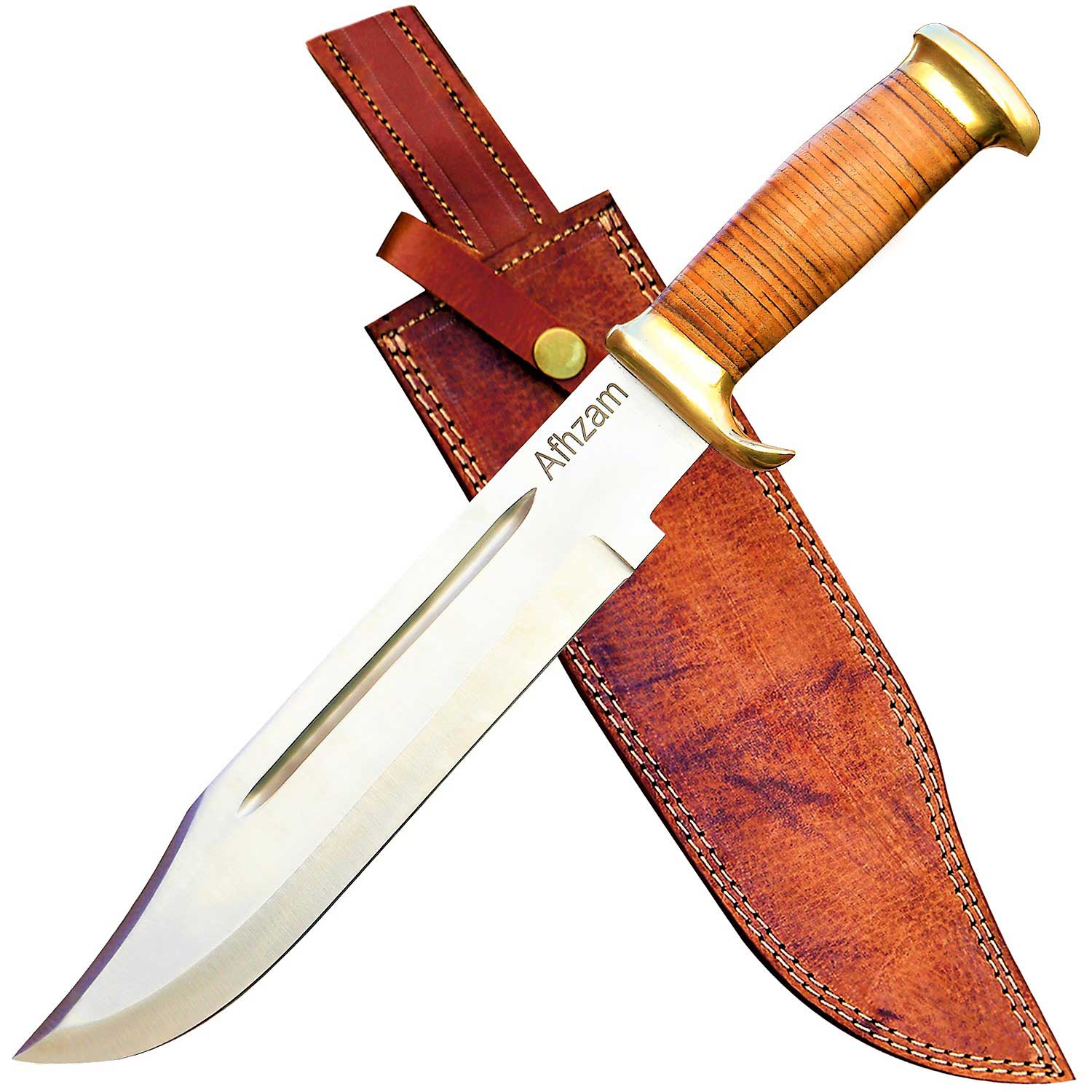 Hunting knife with Leather Sheath Gift Item
